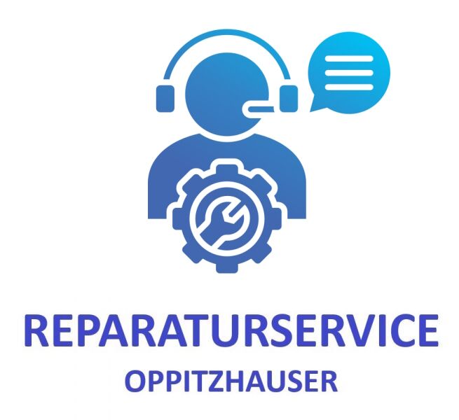 Symbolbild Reparaturservice Oppitzhauser mit Icon für Kontaktperson