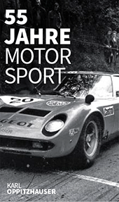 55 Jahre Motorsport Karl Oppitzhauser schwarz/weiss Darstellung